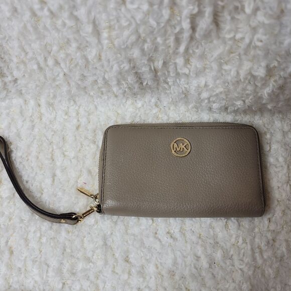 Michael Kors Fulton Phone Case‎ Wallet Wrislet - Picture 1 of 4